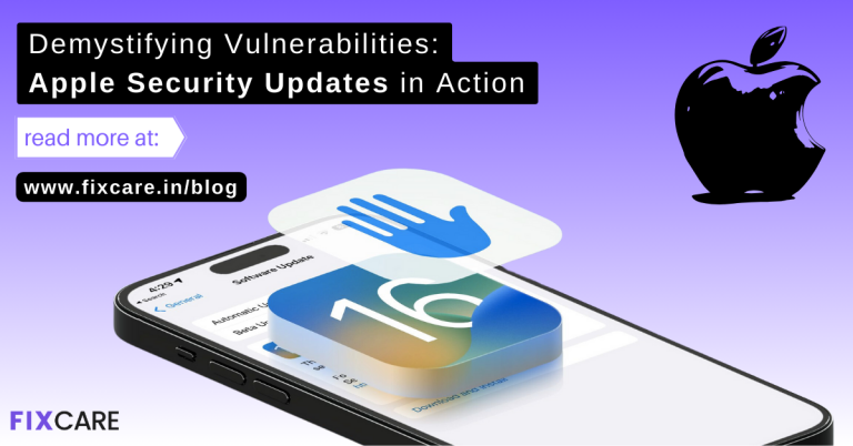 Demystifying Vulnerabilities Apple Security Updates in Action