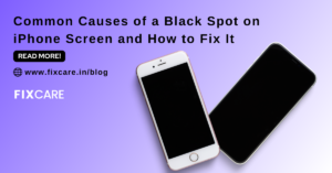 black spot on iphone screen