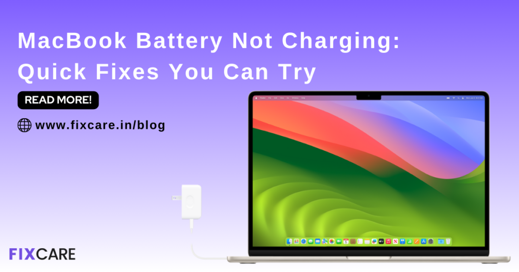 macbook battery not charging