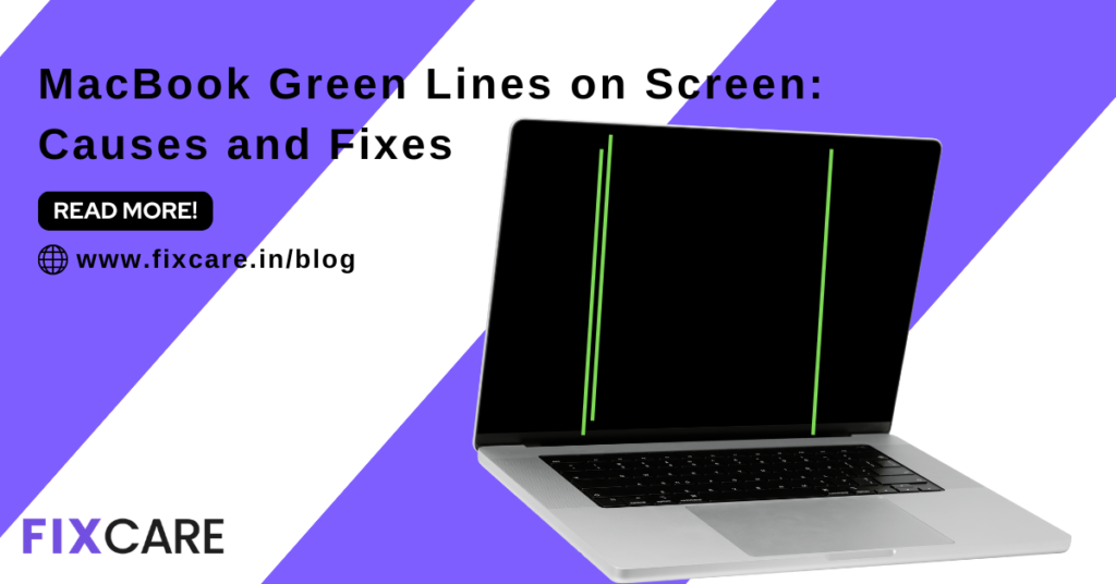 macbook green lines on screen