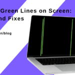 macbook green lines on screen