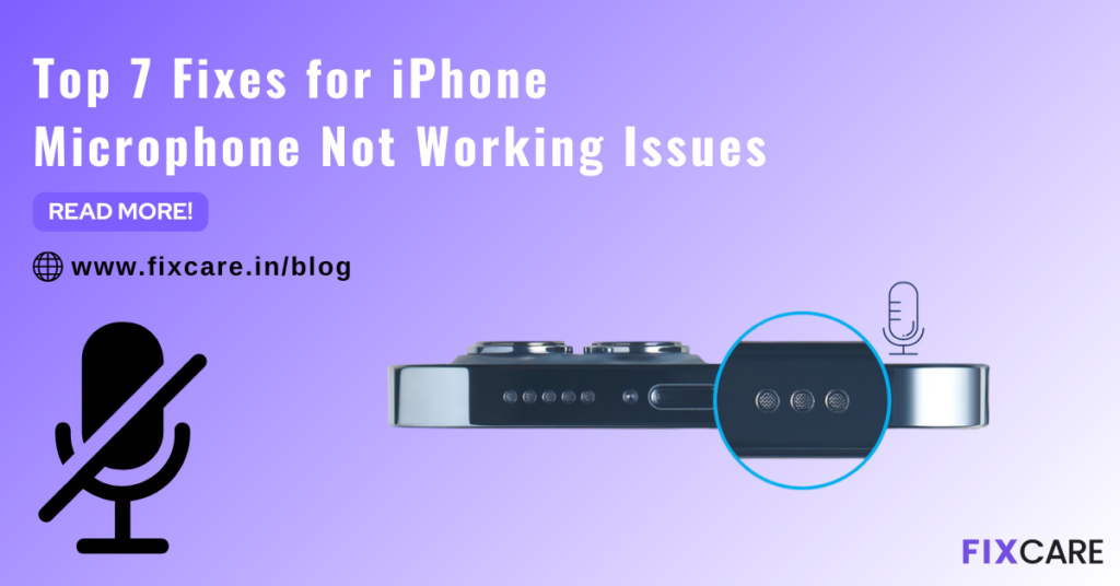 iphone microphone not working