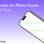 horizontal lines on iphone screen