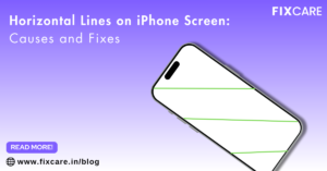 horizontal lines on iphone screen