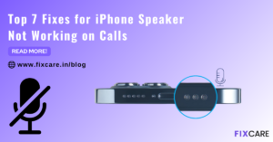 iphone speaker not working on calls