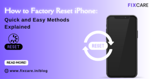 factory reset iphone