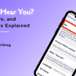 siri Can’t Hear You