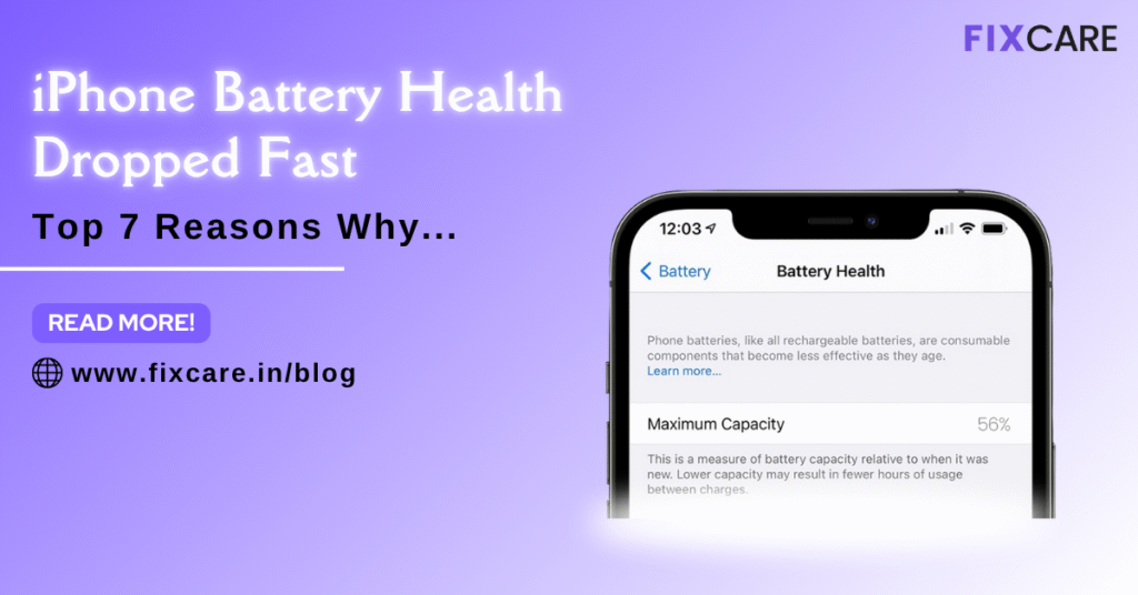 iPhone Battery Health Dropped Fast