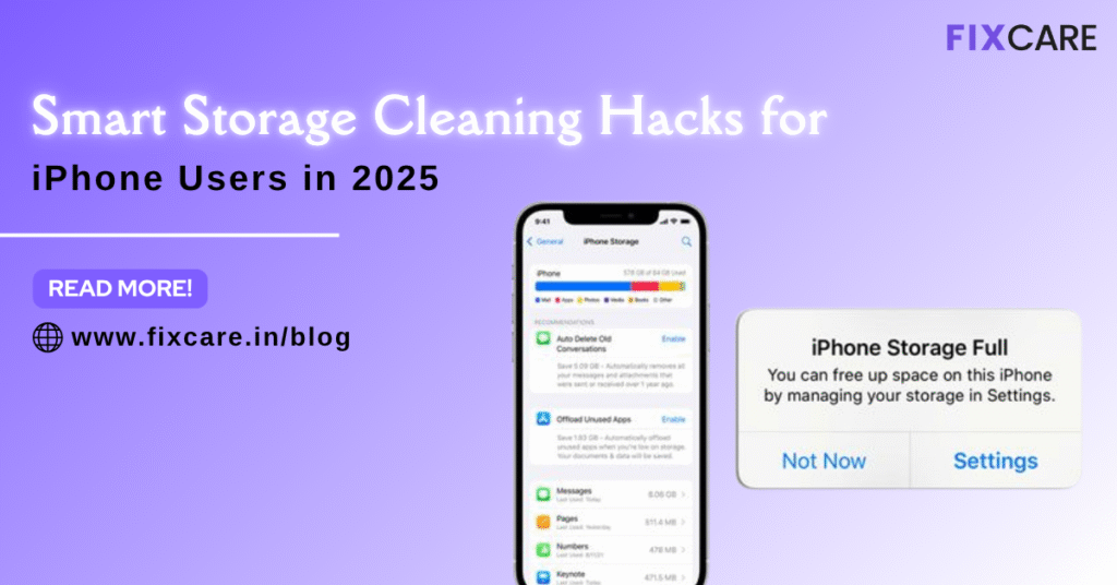 Storage cleaning hacks